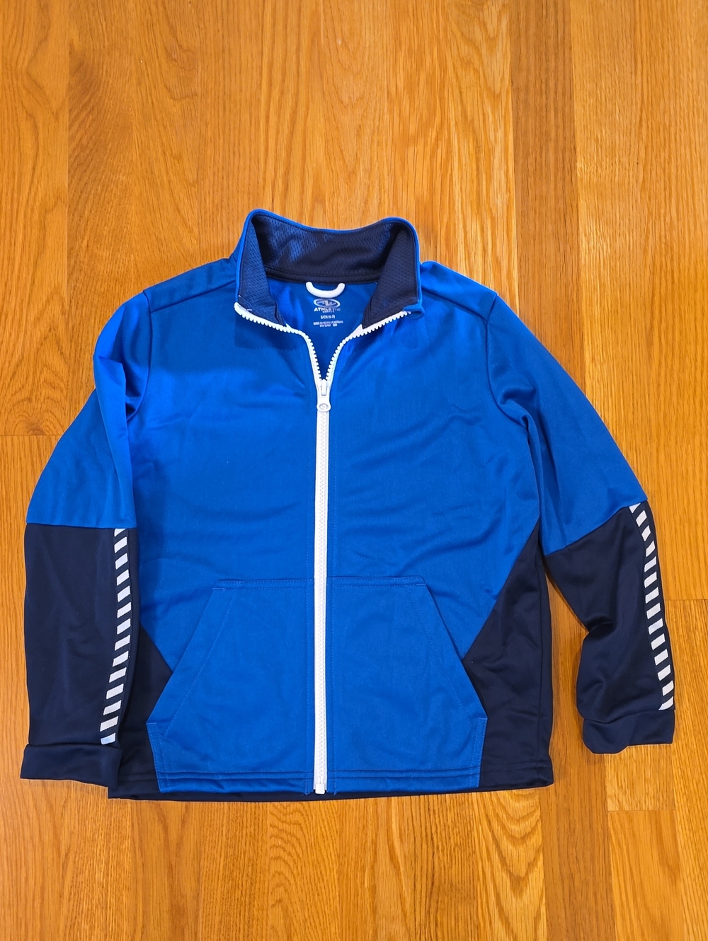 Athletic Works Royal Blue Jacket with White Trim. Boys Size 6/7